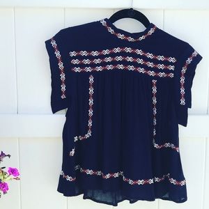 TulaRosa Embroidered Top